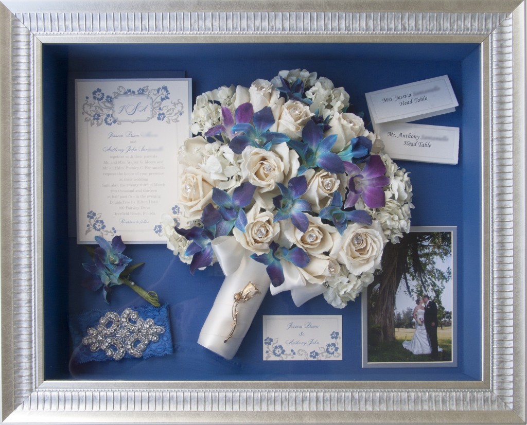 Orchids & Roses in Blue